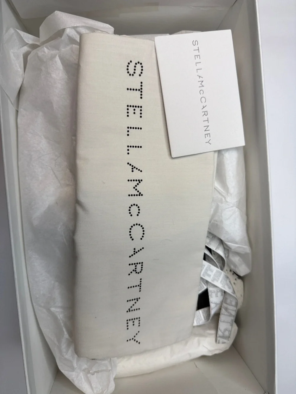 Stella McCartney Gaia Laminated Cotton Platform Espadrilles Size EU 41 (US 11)